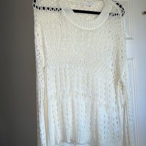 Pink Lily x Caitlin Covington Crochet Pool coverup